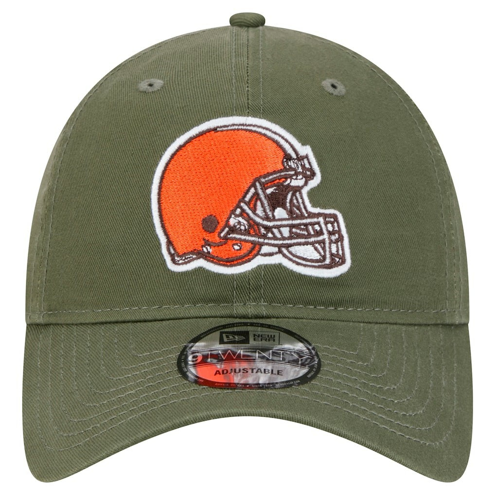 Cleveland Browns New Era Main 9TWENTY Adjustable Hat - Olive outlet