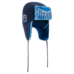 Tennessee Titans New Era Helmet Head Trapper Knit Hat - Navy sale