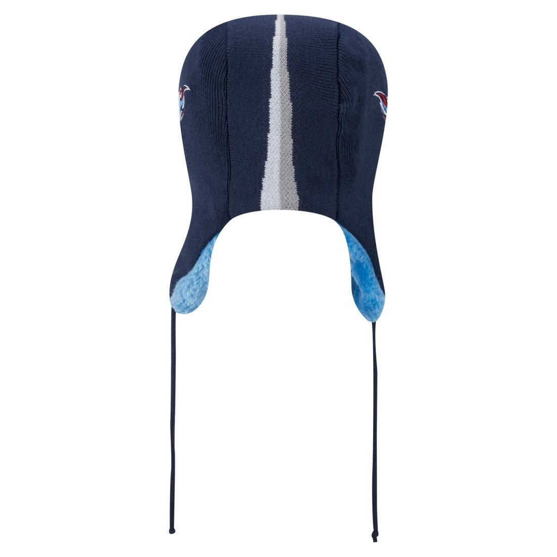 Tennessee Titans New Era Helmet Head Trapper Knit Hat - Navy sale