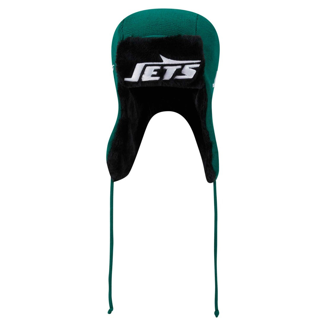 New York Jets New Era Helmet Head Trapper Knit Hat - Green on sale