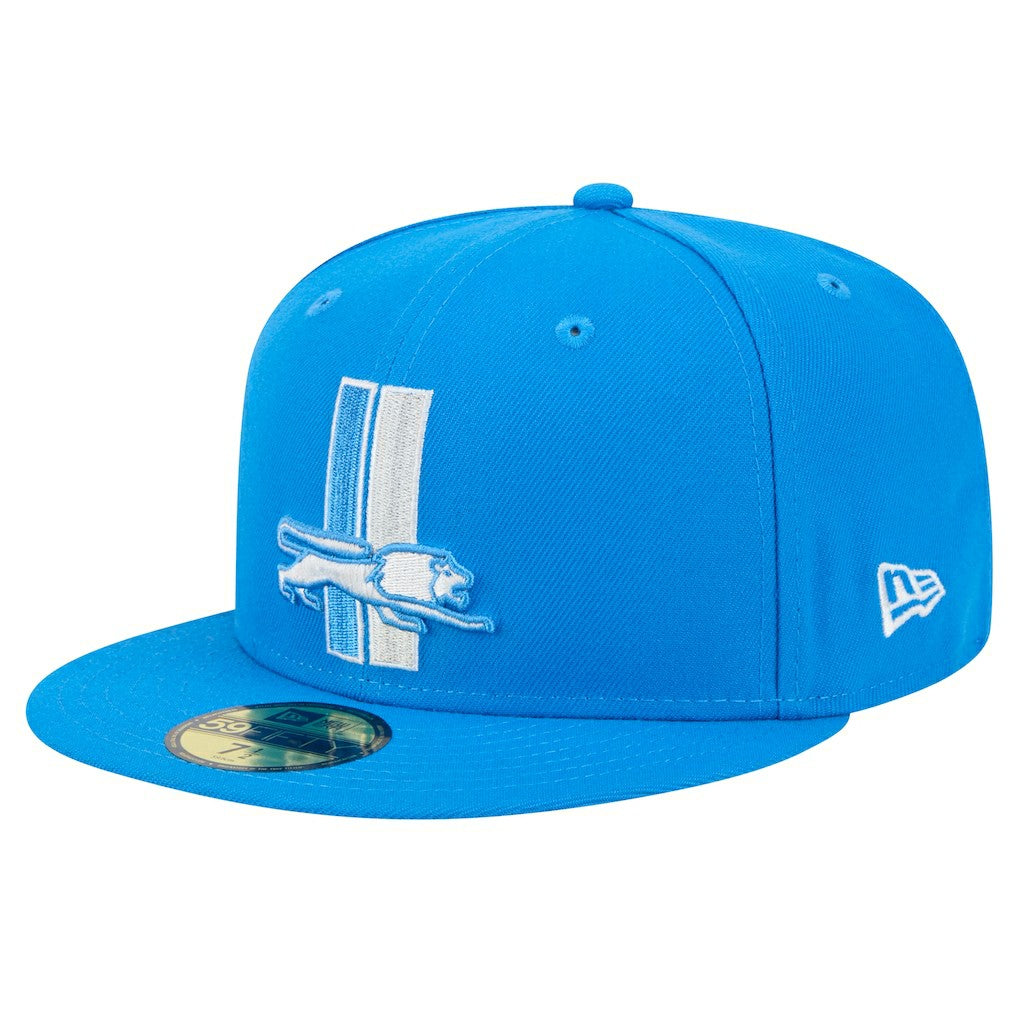 New Era Detroit Lions Blue Alternate Main 59FIFTY Fitted Hat outlet