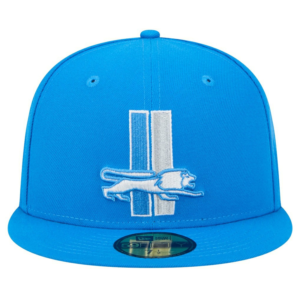 New Era Detroit Lions Blue Alternate Main 59FIFTY Fitted Hat outlet