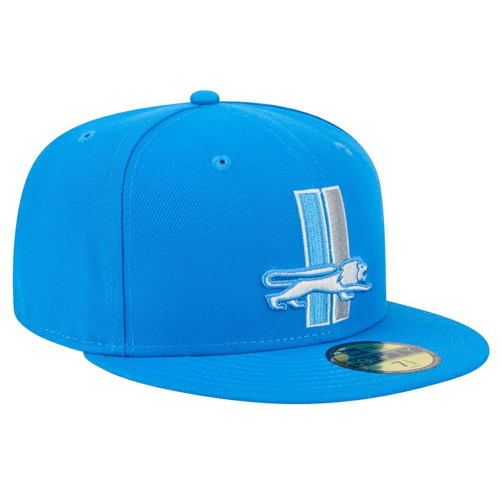 New Era Detroit Lions Blue Alternate Main 59FIFTY Fitted Hat outlet