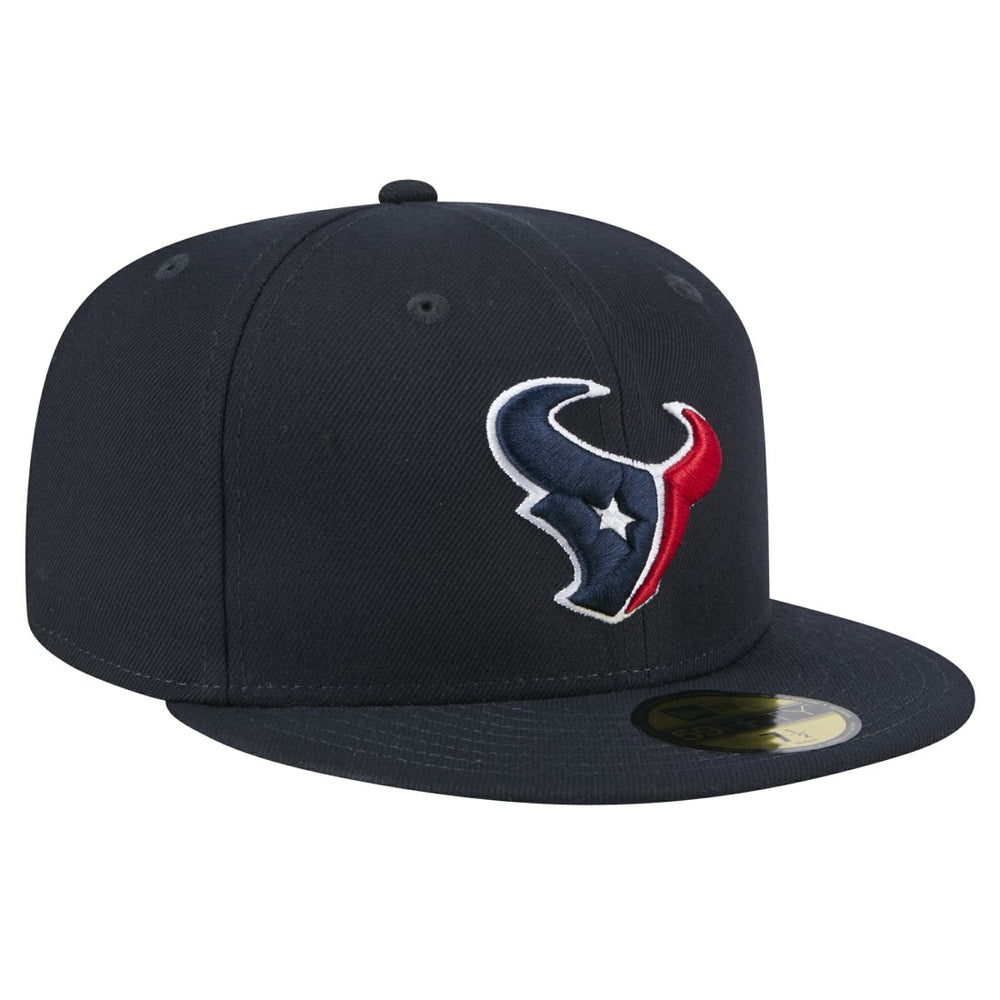 Houston Texans New Era Main 59FIFTY Fitted Hat - Navy on sale