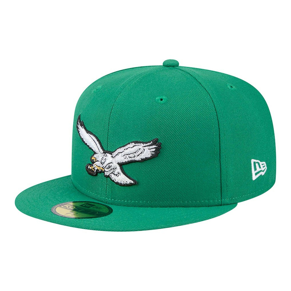 New Era Philadelphia Eagles Kelly Green Main 59FIFTY Fitted Hat discount