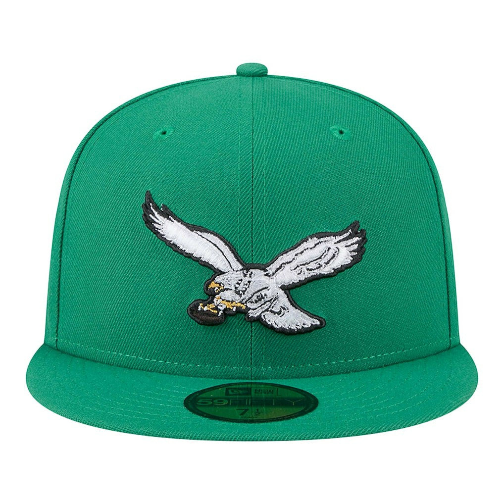 New Era Philadelphia Eagles Kelly Green Main 59FIFTY Fitted Hat discount