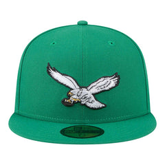 New Era Philadelphia Eagles Kelly Green Main 59FIFTY Fitted Hat discount