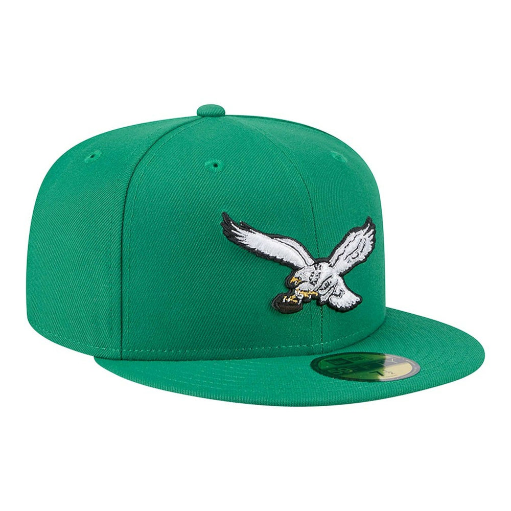 New Era Philadelphia Eagles Kelly Green Main 59FIFTY Fitted Hat discount