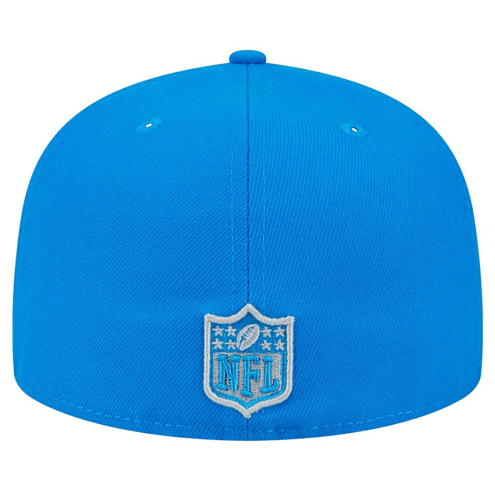 Detroit Lions New Era Main Side Patch 59FIFTY Fitted Hat - Blue outlet