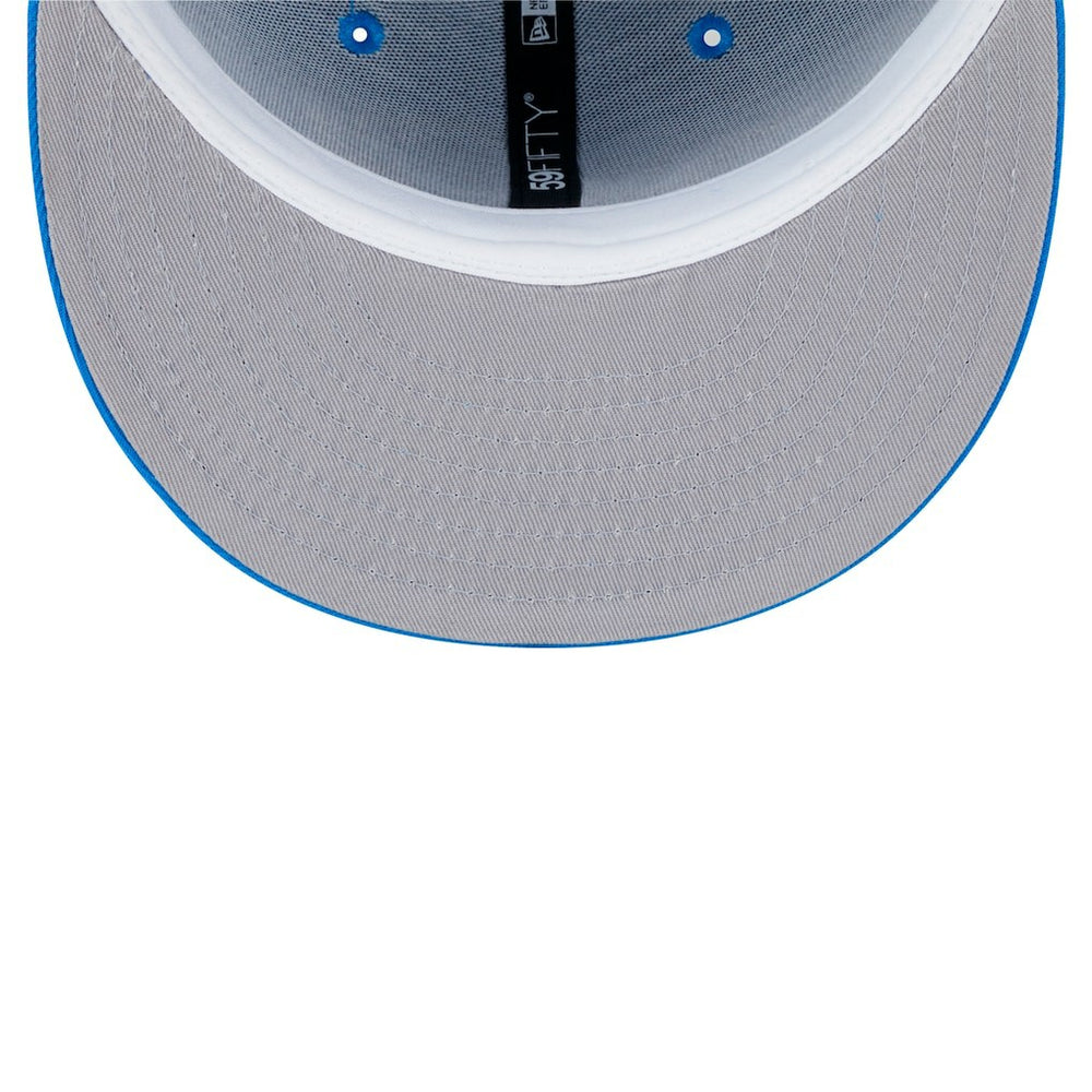 Detroit Lions New Era Main Side Patch 59FIFTY Fitted Hat - Blue outlet