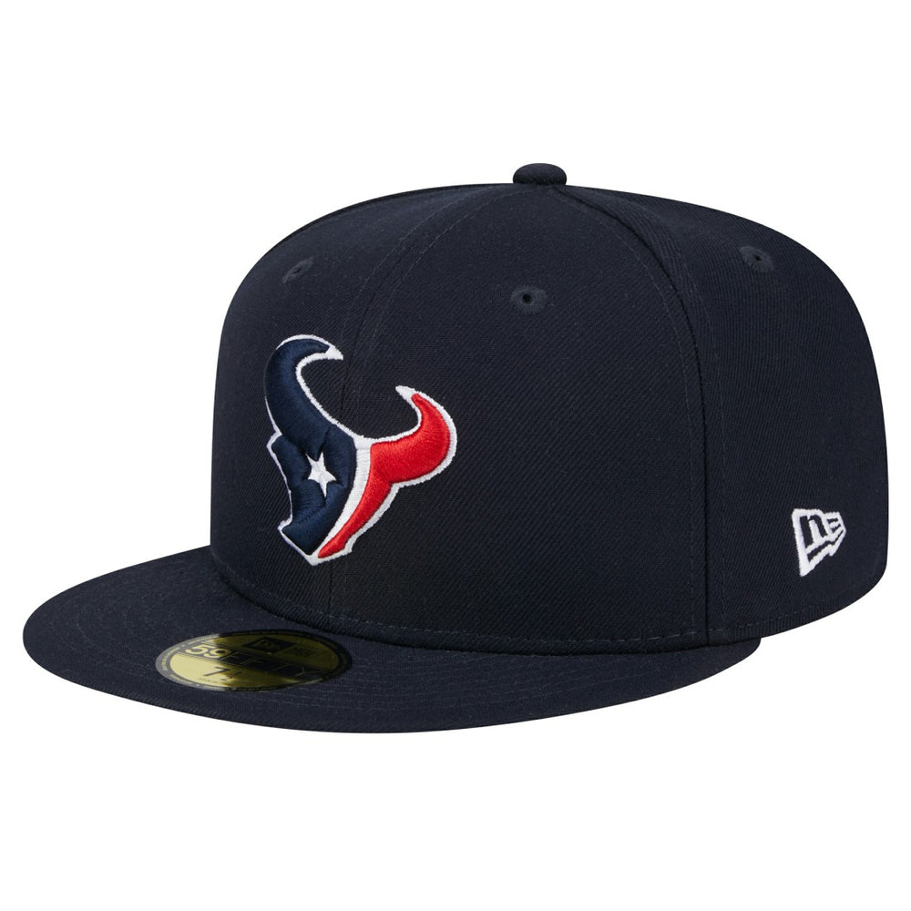 Houston Texans New Era Main Side Patch 59FIFTY Fitted Hat - Navy outlet