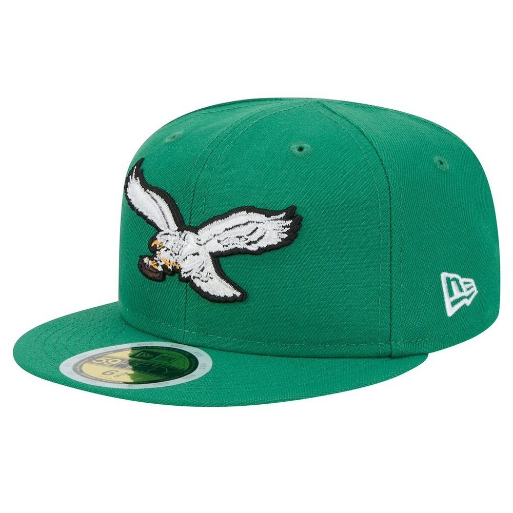 Philadelphia Eagles New Era Youth Main 59FIFTY Fitted Hat - Kelly Green sale