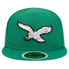 Philadelphia Eagles New Era Youth Main 59FIFTY Fitted Hat - Kelly Green sale