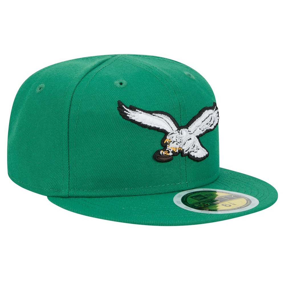 Philadelphia Eagles New Era Youth Main 59FIFTY Fitted Hat - Kelly Green sale