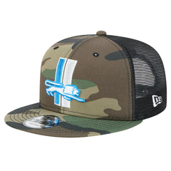 New Era Detroit Lions Camo Alternate Logo Main Trucker 9FIFTY Snapback Hat online