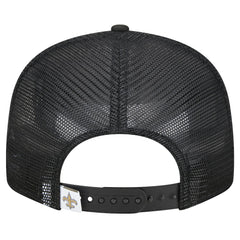 New Orleans Saints New Era Main Trucker 9FIFTY Snapback Hat - Black discount