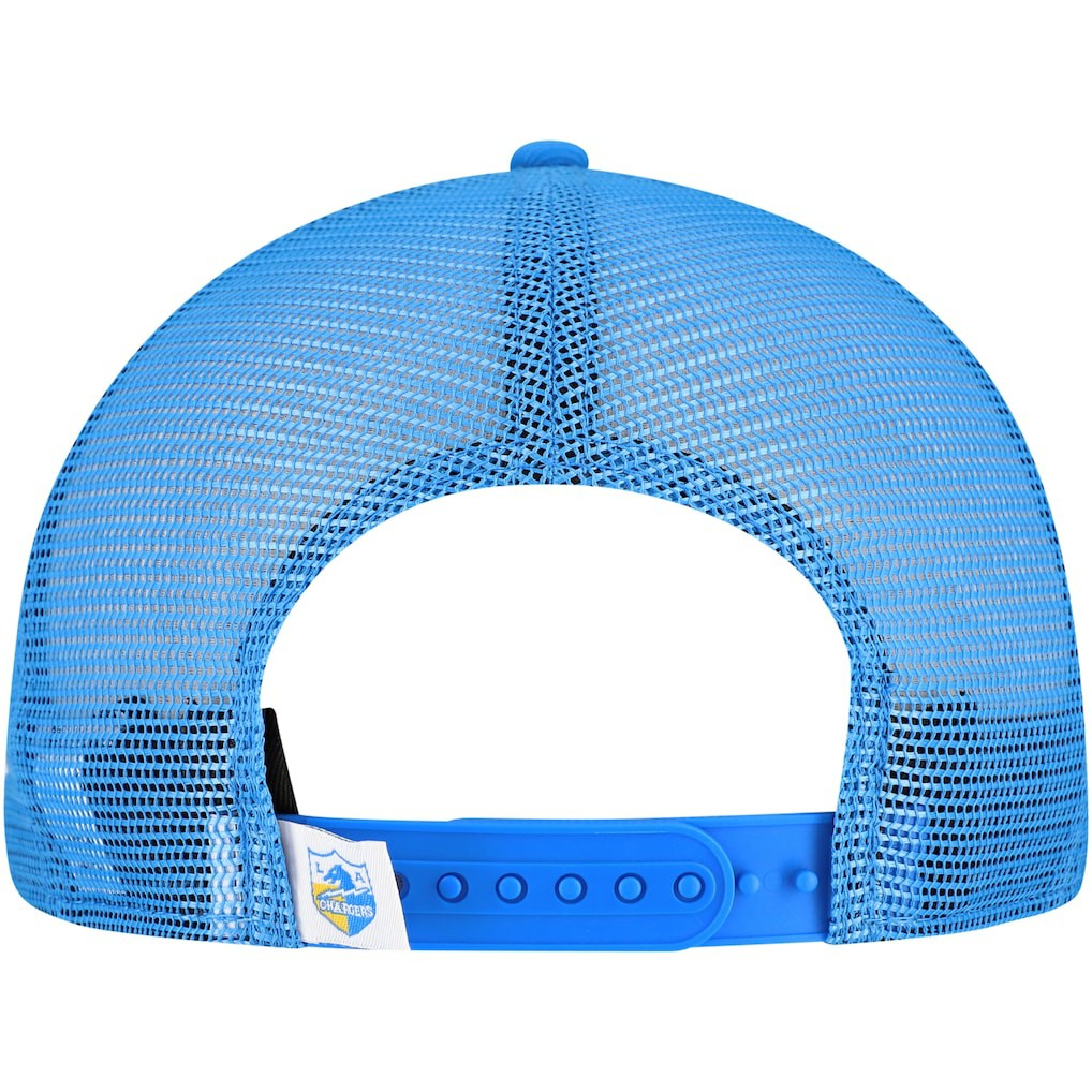 Los Angeles Chargers New Era Throwback Main Trucker 9FIFTY Snapback Hat - Powder Blue outlet
