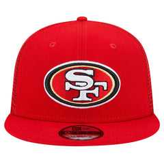 San Francisco 49ers New Era Main Trucker 9FIFTY Snapback Hat - Scarlet online