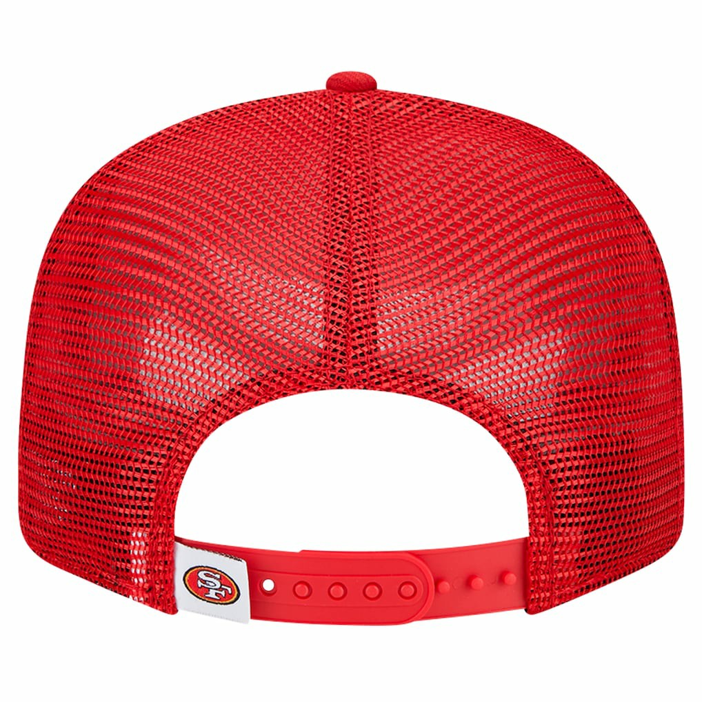 San Francisco 49ers New Era Main Trucker 9FIFTY Snapback Hat - Scarlet online