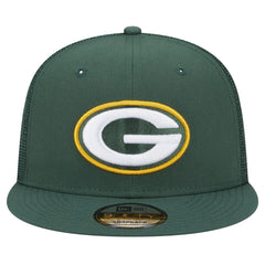 Green Bay Packers New Era Main Trucker 9FIFTY Snapback Hat - Green discount