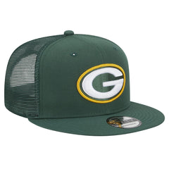 Green Bay Packers New Era Main Trucker 9FIFTY Snapback Hat - Green discount