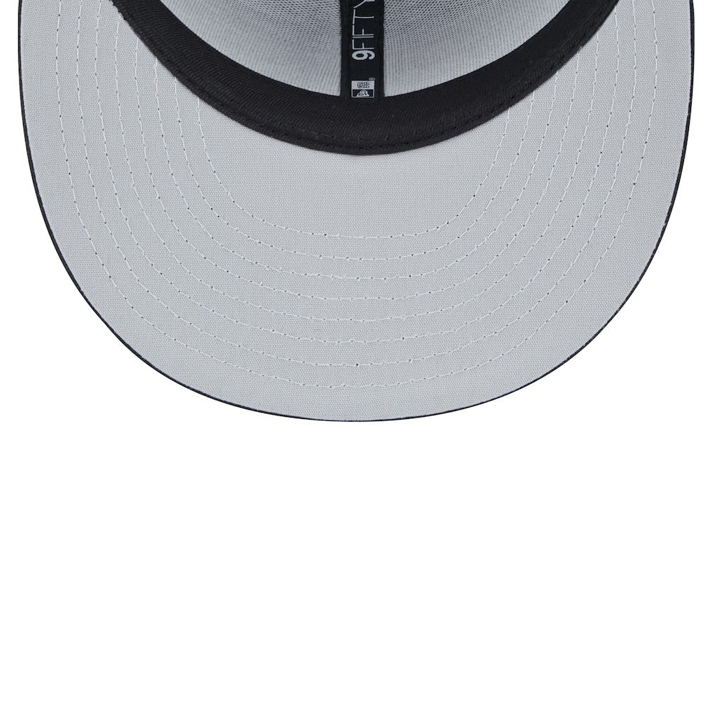 New Era Cincinnati Bengals Black Main Trucker 9FIFTY Snapback Hat cheap
