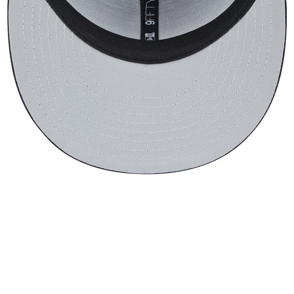 New Era Cincinnati Bengals Black Main Trucker 9FIFTY Snapback Hat cheap