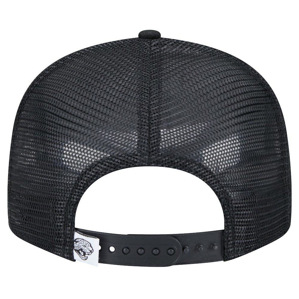 New Era Jacksonville Jaguars Black Main Trucker 9FIFTY Snapback Hat online