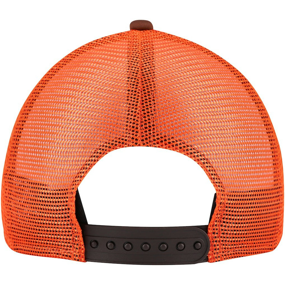 Cleveland Browns New Era Youth A-Frame 9FORTY Trucker Adjustable Hat - Brown sale