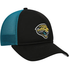 Jacksonville Jaguars New Era Youth A-Frame 9FORTY Trucker Adjustable Hat - Black discount