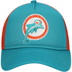 Miami Dolphins New Era Youth A-Frame 9FORTY Trucker Adjustable Hat - Aqua on sale
