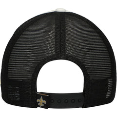 New Orleans Saints New Era Youth Sport Night Color Block 9FORTY A-Frame Trucker Adjustable Hat - Black discount