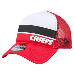 Kansas City Chiefs New Era Youth Sport Night Color Block 9FORTY A-Frame Trucker Adjustable Hat - Red outlet