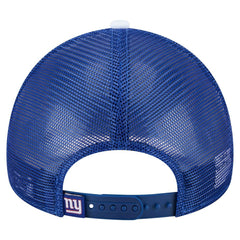 New York Giants New Era Youth Sport Night Color Block 9FORTY A-Frame Trucker Adjustable Hat - Royal on sale