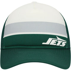 New York Jets New Era Youth Sport Night Color Block 9FORTY A-Frame Trucker Adjustable Hat - Green cheap