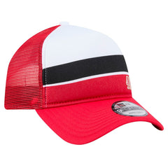 San Francisco 49ers New Era Youth Sport Night Color Block 9FORTY A-Frame Trucker Adjustable Hat - Scarlet cheap