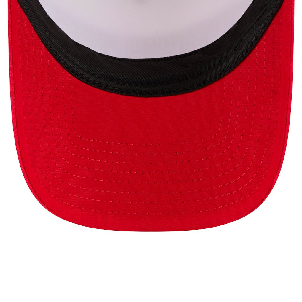 San Francisco 49ers New Era Youth Sport Night Color Block 9FORTY A-Frame Trucker Adjustable Hat - Scarlet cheap