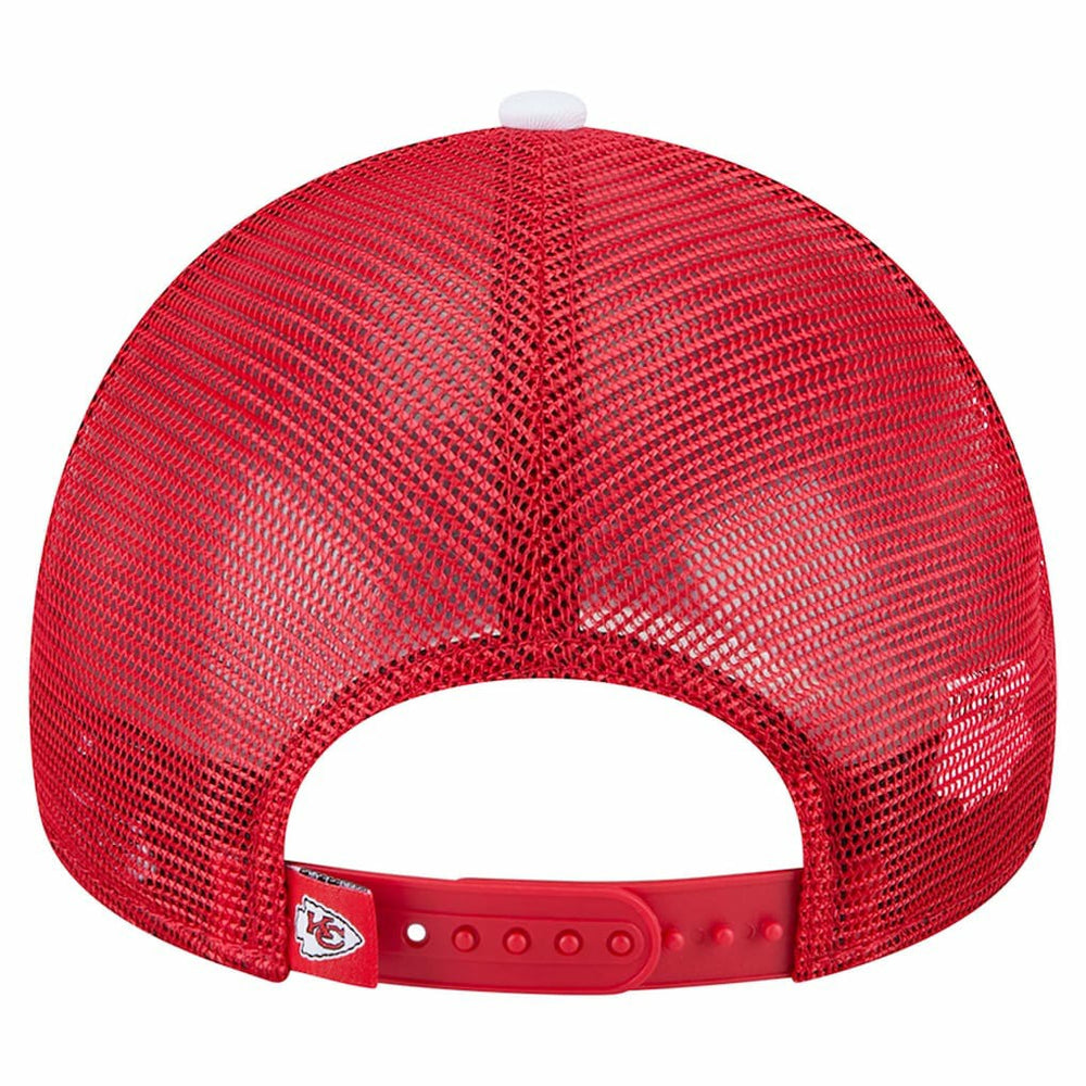 Kansas City Chiefs New Era Preschool Sport Night Color Block 9FORTY A-Frame Trucker Adjustable Hat - Red sale