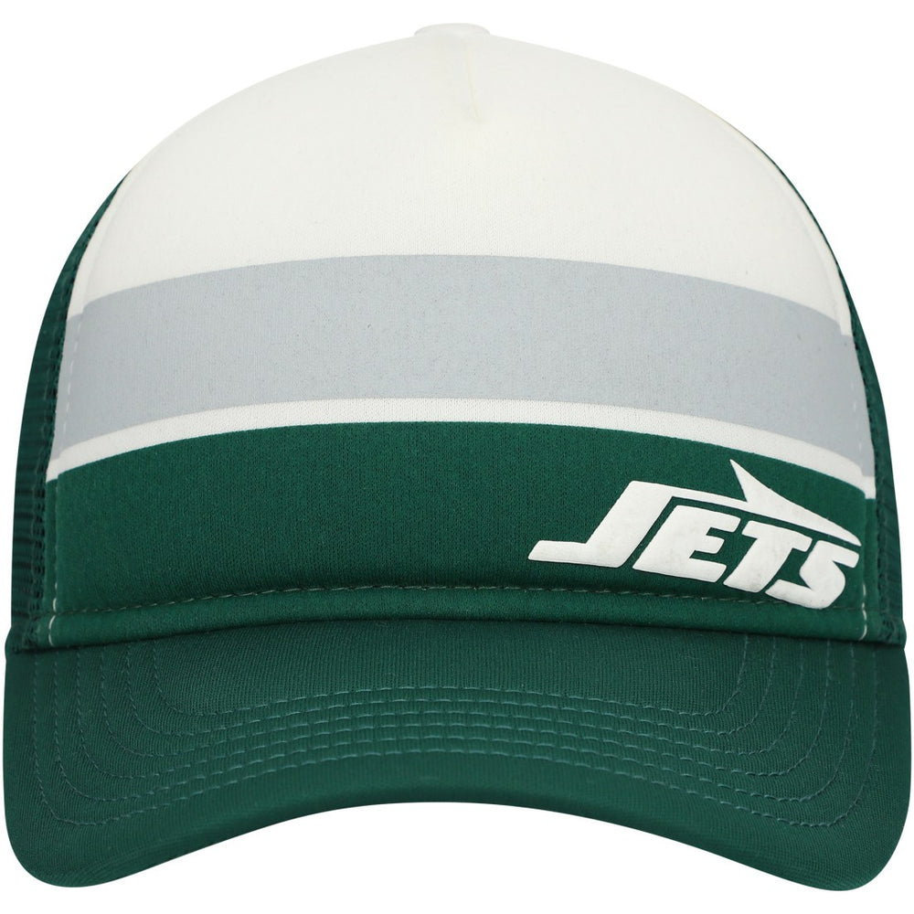 New York Jets New Era Preschool Sport Night Color Block 9FORTY A-Frame Trucker Adjustable Hat - Green sale