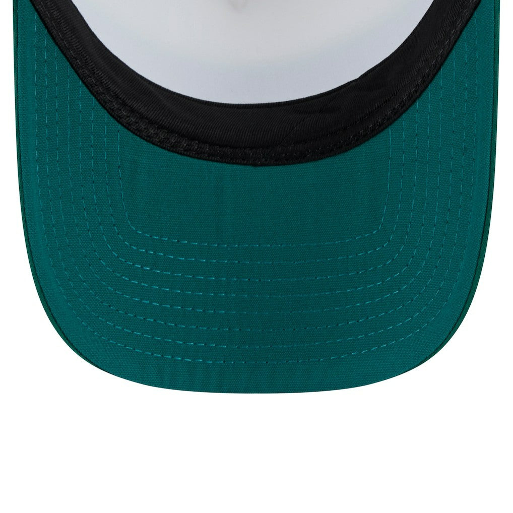 Philadelphia Eagles New Era Preschool Sport Night Color Block 9FORTY A-Frame Trucker Adjustable Hat - Midnight Green sale