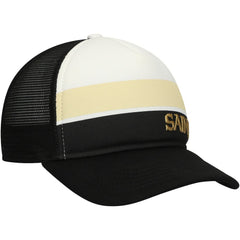 New Orleans Saints New Era Preschool Sport Night Color Block 9FORTY A-Frame Trucker Adjustable Hat - Black online