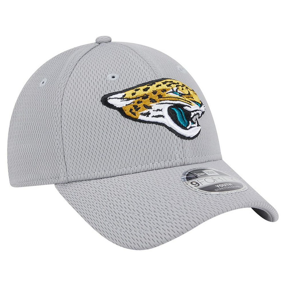 Jacksonville Jaguars New Era Youth Main 9FORTY Adjustable Hat - Gray for sale