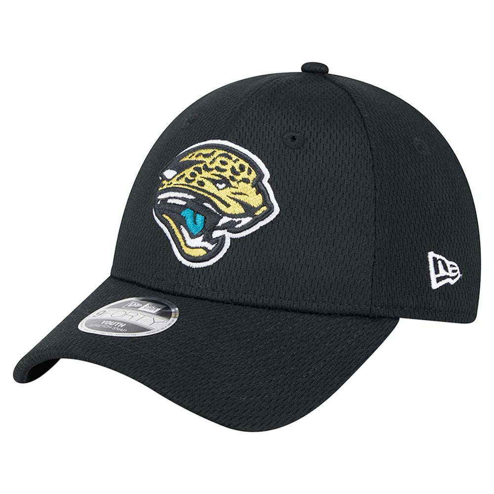 Jacksonville Jaguars New Era Youth Main 9FORTY Adjustable Hat - Black outlet