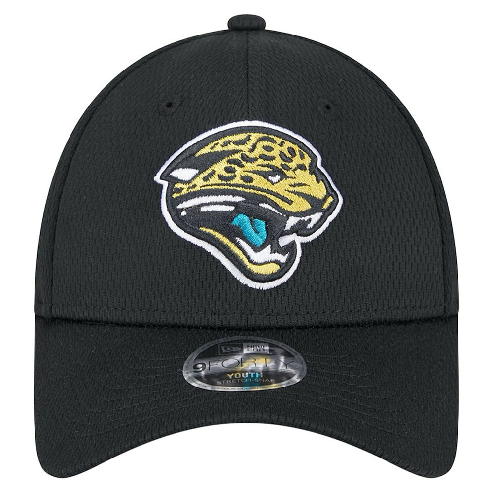 Jacksonville Jaguars New Era Youth Main 9FORTY Adjustable Hat - Black outlet