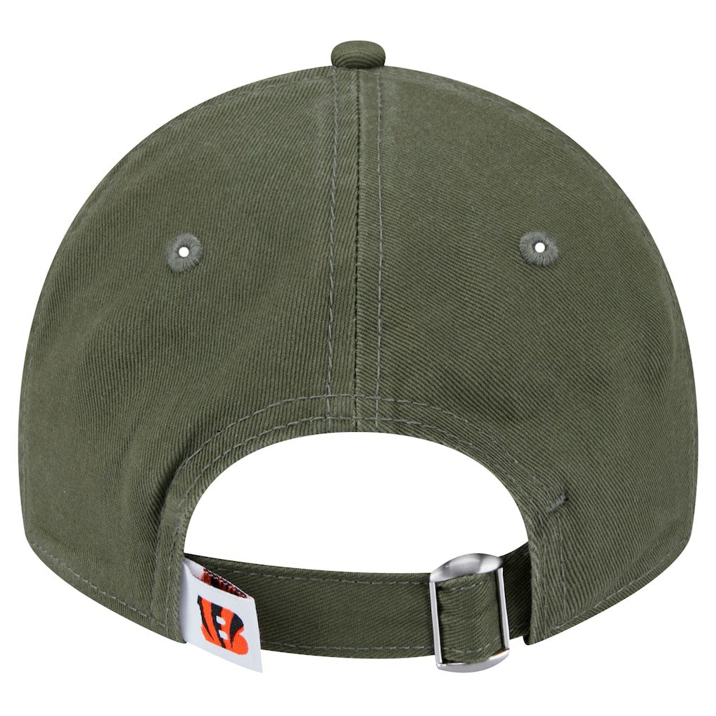 Cincinnati Bengals New Era Youth Main 9TWENTY Adjustable Hat - Olive sale