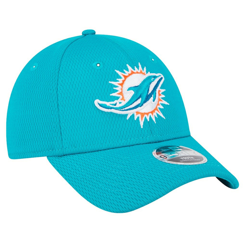 Miami Dolphins New Era Preschool Main 9FORTY Adjustable Hat - Aqua sale