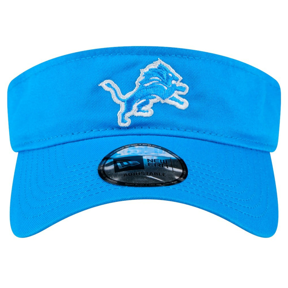 Detroit Lions New Era Main Adjustable Visor - Blue discount