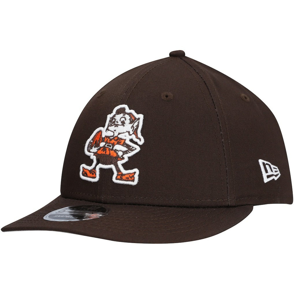 Cleveland Browns New Era Main Low Profile 9FIFTY Snapback Hat - Brown outlet