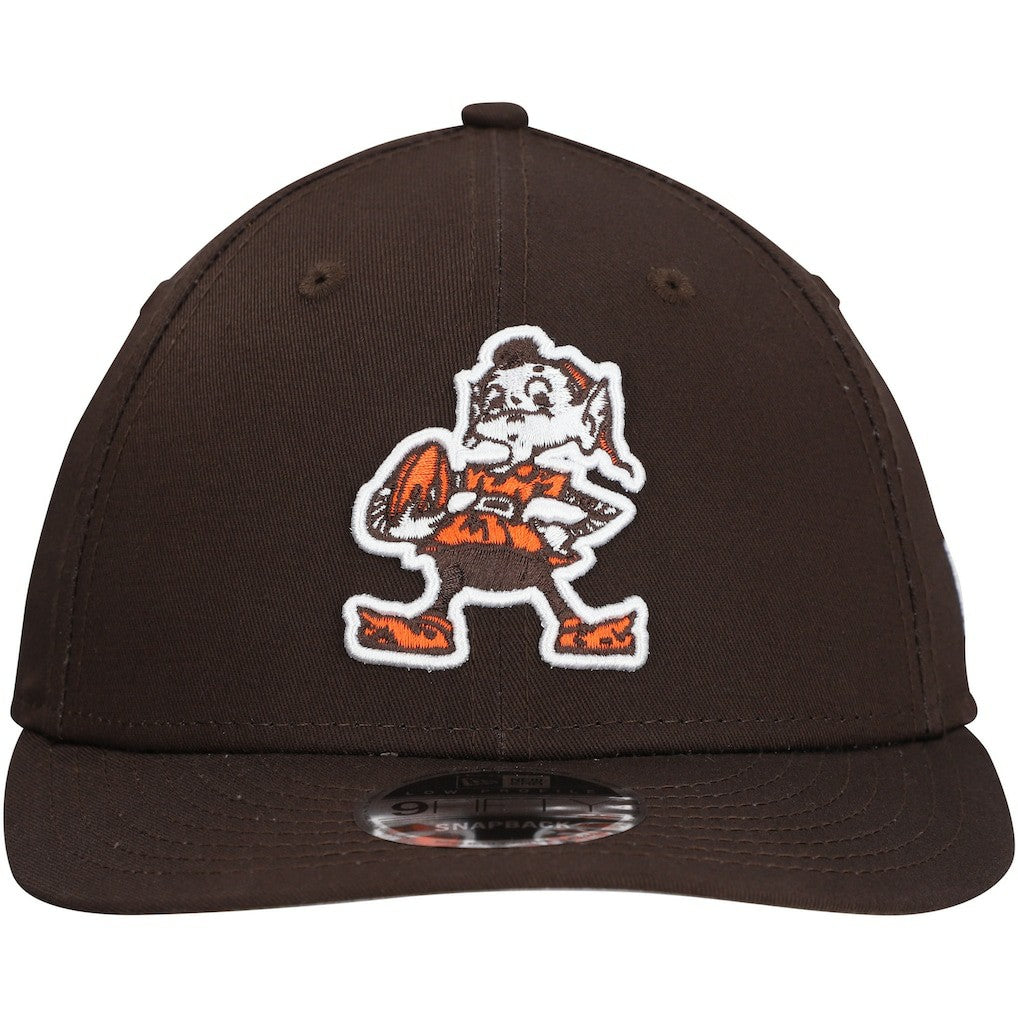 Cleveland Browns New Era Main Low Profile 9FIFTY Snapback Hat - Brown outlet