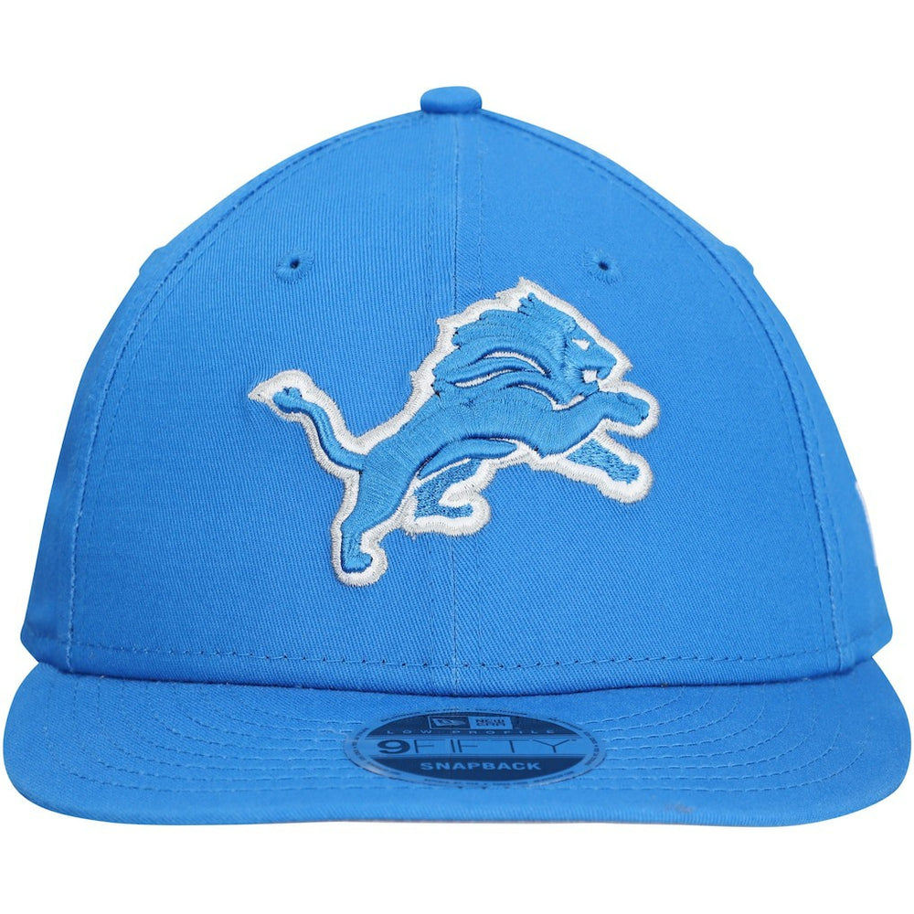 Detroit Lions New Era Main Low Profile 9FIFTY Snapback Hat - Blue on sale